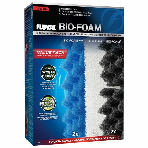 Fluval 307 Bio-Foam Pack 6 Mois -Pompe À Eau Boutique A336 packaging 6474c782a79c5