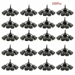 Unbranded 100 Pcs / Pack Portable Aquatic Fertilizer Basket Aquarium Fish Tank Aquaculture Fertilisation Baskets Slow Release Root Water Plants Box