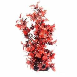 Cumdel Décor D’aquarium Fish Tank Décoration Ornement Fait à La Main Plastique Plante Paysage Décorations