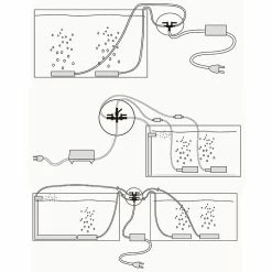 Cumdel Fish Tank Air Flow Control Lever Valve Séparateur De Distributeur D’oxygène En Acier Inoxydable Pour Aquarium -Pompe À Eau Boutique 267253253 max