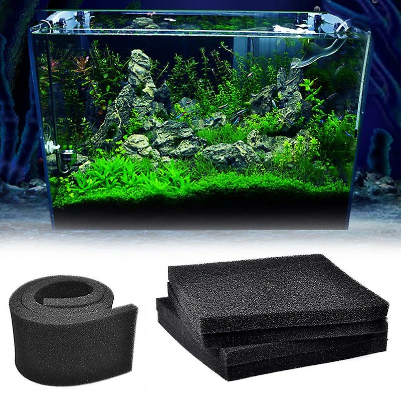 Cumdel Fish Tank Biochemical Filter Sponge Mousses De Filtration Noires Aquarium Pad Skimmer Longue Durée D’utilisation Éponge 2 Cumdel Fish Tank Biochemical Filter Sponge Mousses De Filtration Noires Aquarium Pad Skimmer Longue Durée D’utilisation Éponge – Image 2