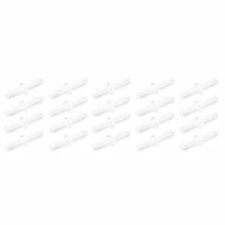 Unbranded 20 Pcs 4mm Dia Straight 2 Way Aquarium Fish Tank Air Line Connecteur