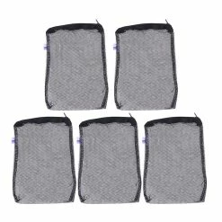Toyvian 5pcs Sac Filtrant à Trou Fin Sac Filtrant à Glissière Sac Filtrant Creative Mesh Pouch Pour Aquarium Aquarium Fish Tank (noir, Taille L) -Pompe À Eau Boutique 292630847 max