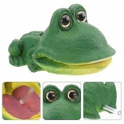 Hggqvvs 1pc Résine Bubble Stone Air Bubble Bubbling Stone Oxygen Pump Fish For Tank Ornament Decor (vert