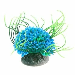 Hggqvvs Artificiel Eco Friendly Plastic Aquarium Fake Water Plants Fish Tank Aquarium Plants Aquarium Accessories (bleu)