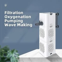 Hggqvvs 4en1 Wave Maker Filtration Aquarium Filtre Pompe à Air Silent Fish Tank Submersible Air Oxygen Augmentation Pompe De Tête De Puissance Interne # 20 -Pompe À Eau Boutique 312948454 max