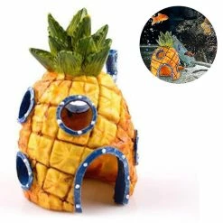 Aowear Bob L’éponge Pineapple House Fish Tank Swings Aquarium Accessoires Modèle