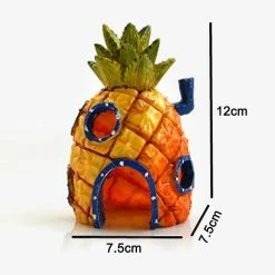 Aowear Bob L’éponge Pineapple House Fish Tank Swings Aquarium Accessoires Modèle -Pompe À Eau Boutique 326575433 max