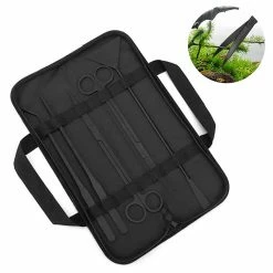 Gisneze Kit D’outils D’aquarium, 5 En 1 Acier Inoxydable Long Fish Tank Scraper Kits D’aquarium, Pince à épiler De Plantation Aquatique Ciseaux Spatule Outil De Nettoyage Paysager -Pompe À Eau Boutique 337046860 max
