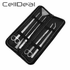 Unbranded Aquarium Live Plant Fish Tank Tool Set Ciseaux Pince à épiler Gravier Niveau Teinture