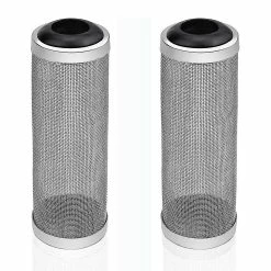Hggqvvs 2 Pièces Filtre Mesh Protection Protection De Filtre En Acier Inoxydable, Filtre En Acier Inoxydable Entrée Fish Tank Aquarium Filtre Empêche Les Poissons Et Les Crevettes