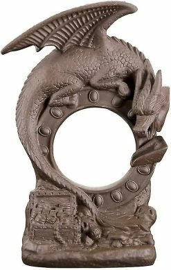 Hggqvvs Céramique Dragon Aquarium Décor, Vivid Aquarium Ornement Légende Fish Tank Décoration Mystérieux Aquari