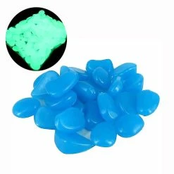 Unbranded 100pcs Glow In The Dark Stone Luminous Sea Aquarium Fish Tank Decor