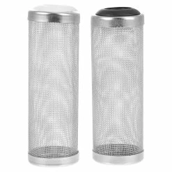 Toyvian 2pcs Aquarium En Acier Inoxydable Durable Fish Tank Intake Filter Mesh Filter Protective Cover