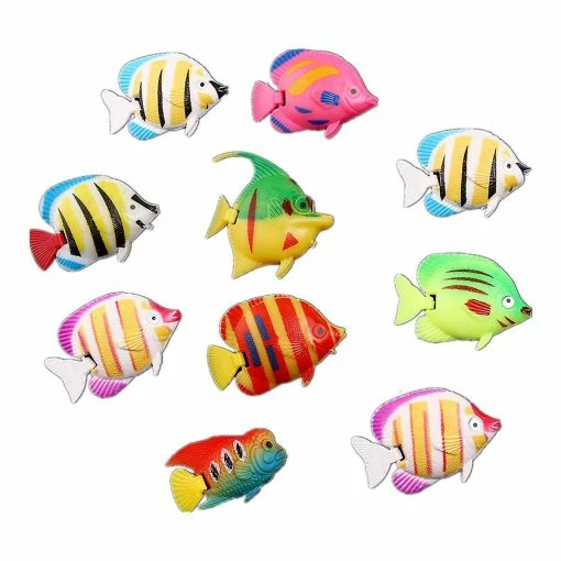 Toyvian 10pcs Fish Decoration Vivid Simulation Petit Poisson En Plastique Artificiel Pour Aquarium Fish Tank -Pompe À Eau Boutique 509595941 max