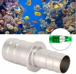 Transpeed Adaptateur De Tuyau D’aquarium En Acier Inoxydable Fish Tank Water Hose Adapter Converter Hose Connector Fitting (12 à 16mm) -Pompe À Eau Boutique 530966127 max