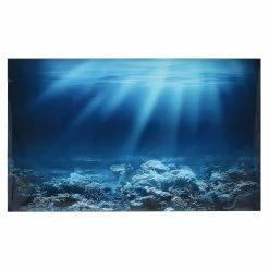 Unbranded Aquarium Background Sticker Coral Reef Fish Tank Wallpaper Affiche D’aquarium