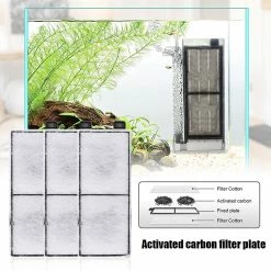 Unbranded 3pcs Aquarium Accessoire Éponge Filtre Charbon Activé Fish Tank Enlèvement De La Saleté Nouveau 7 Unbranded 3pcs Aquarium Accessoire Éponge Filtre Charbon Activé Fish Tank Enlèvement De La Saleté Nouveau -Pompe À Eau Boutique 555737176 max