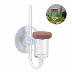 SANNE Diffuseur De Co2 D’aquarium, Fish Tank Système D’atomiseur De CO2 Acrylique Slim Transpare -Pompe À Eau Boutique 569163370 max