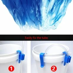 Unbranded 2pcs Water Pipe Holder Fish Pour Réservoir Réglable Plastique Montage Clips Durable C -Pompe À Eau Boutique 578277196 max
