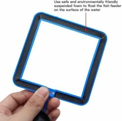 Unbranded 4pcs Aquarium Fish Feeder Feeder Anneau Carré Rond Flottant Cercle Alimentaire -Pompe À Eau Boutique 582634846 max