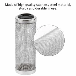 Gegong Aquarium Fish Tank Acier Inoxydable Mesh Filtre Net Case Cover Protect Shrimp Fish (l Dia. 16mm) -Pompe À Eau Boutique 584538300 max