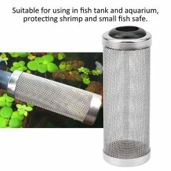 Gegong Aquarium Fish Tank Acier Inoxydable Mesh Filtre Net Case Cover Protect Shrimp Fish (l Dia. 16mm) -Pompe À Eau Boutique 584538310 max