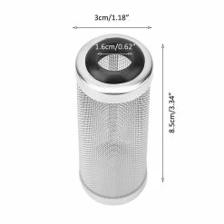 Gegong Aquarium Fish Tank Acier Inoxydable Mesh Filtre Net Case Cover Protect Shrimp Fish (l Dia. 16mm) -Pompe À Eau Boutique 584538336 max