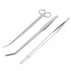 Woosien Portable 3/5pcs Aquarium Tank Tools Kit Fish Tank Plantes Aquatiques Long Tweezers Ciseaux Acier Inoxydable Outil D’entretien -Pompe À Eau Boutique 608375463 max