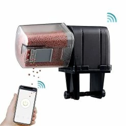 Woosien Aquarium Automatique Aquarium Fish Tank Food Feeder Timing / Wifi Sans Fil Télécommande Intelligente Fish Tank Distributeur -Pompe À Eau Boutique 608384493 max