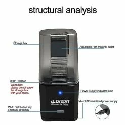 Woosien Aquarium Automatique Aquarium Fish Tank Food Feeder Timing / Wifi Sans Fil Télécommande Intelligente Fish Tank Distributeur -Pompe À Eau Boutique 608384514 max