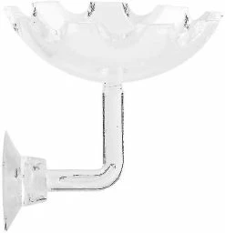 Unbranded Aquarium Fish Tank Crevettes Alimentation Nourriture Bol à Vaisselle Acrylique Eau Nourriture Plat Mangeoire Plateau