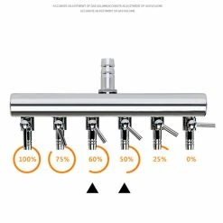 Unbranded 4 Way Splitter Valve Aquarium Fish Tank Pump Splitter Distributor Pump Valve Tap Lever Control Swit -Pompe À Eau Boutique 624682735 max