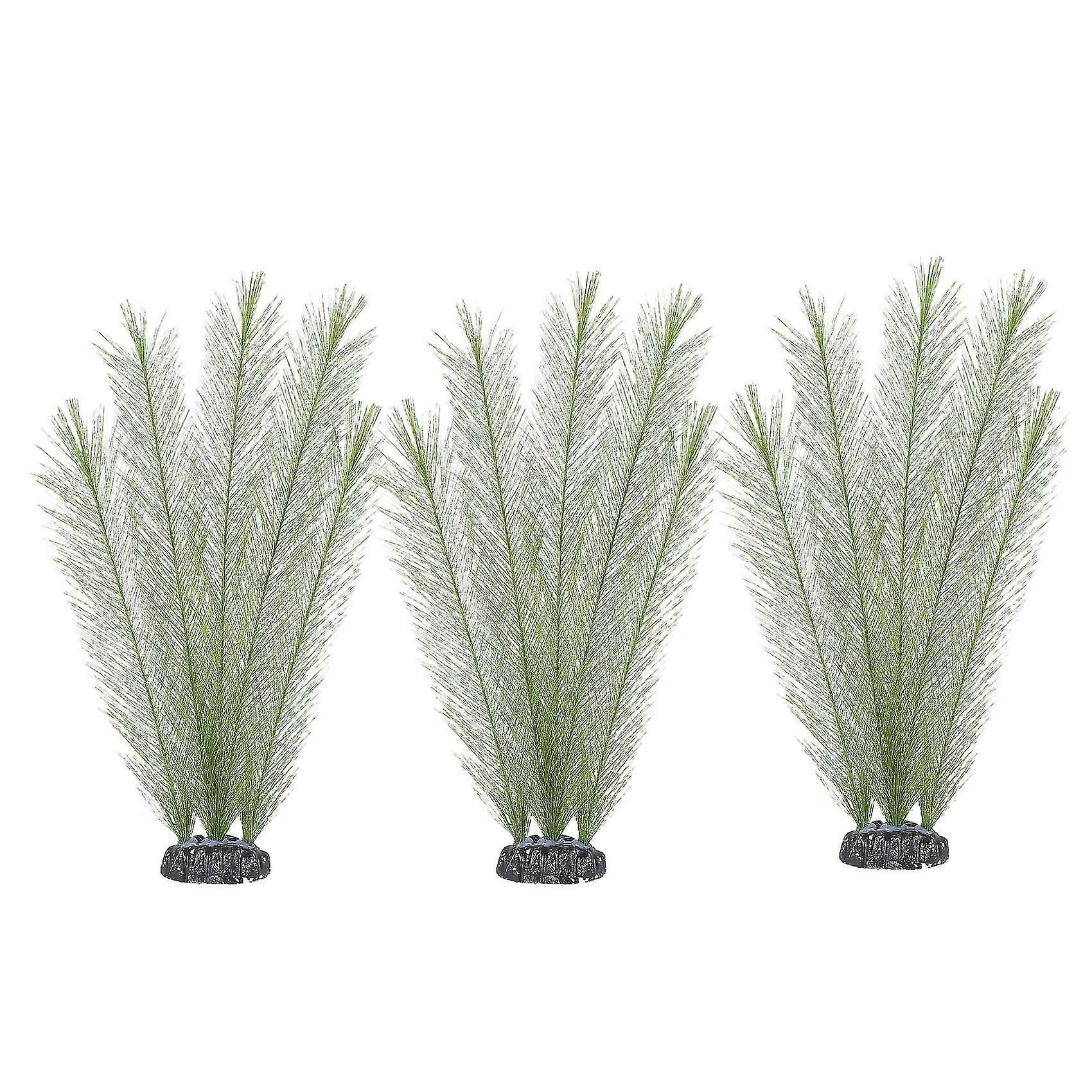 Nufasion Décorations D’aquarium Fish Tank Plantes D’eau Verte Artificielles En Tissus De Soie Plastique, Non Toxi 1 Nufasion Décorations D’aquarium Fish Tank Plantes D’eau Verte Artificielles En Tissus De Soie Plastique, Non Toxi