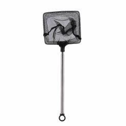 Gegong Fish Tank Aquarium Accessories Net Mini Adjustable Telescopic Fishes Shrimps Landing Net Square