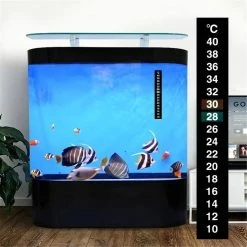 Unbranded 12pcs Portable Fish Tank Aquarium Stick-on Thermographe Mesure De Température Celsius Thermomètre Stic -Pompe À Eau Boutique 688087614 max
