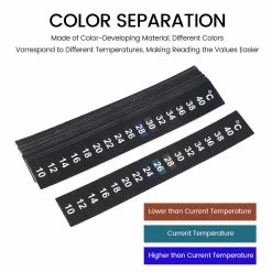 Unbranded 12pcs Portable Fish Tank Aquarium Stick-on Thermographe Mesure De Température Celsius Thermomètre Stic -Pompe À Eau Boutique 688087807 max
