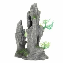 Favrison Aquarium Mountain Ornament Simulation Landscape Resin Fish Tank Rockery Decoration For Saltwater Freshwater -Pompe À Eau Boutique 710631909 max