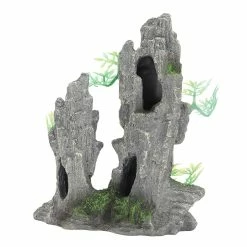 Favrison Aquarium Mountain Ornament Simulation Landscape Resin Fish Tank Rockery Decoration For Saltwater Freshwater -Pompe À Eau Boutique 710631987 max