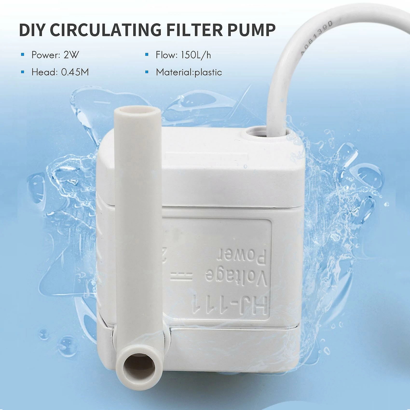 Unbranded 5v Pompe à Eau Fish Tank Remplacement Submersible Pump Super Silent Household Multifunctional Diy Cir 5 Unbranded 5v Pompe à Eau Fish Tank Remplacement Submersible Pump Super Silent Household Multifunctional Diy Cir – Image 5