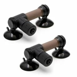 Unbranded 2x Fish Tank Aquarium En Plastique Co2 Diffuseur Tessellator Atomiseur Double Ventouse