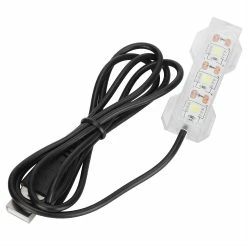 Unbrand 2pcs Petit Aquarium Plante D’Eau Lumière Bureau Fish Tank Mini Décoration Lampe Led Douce