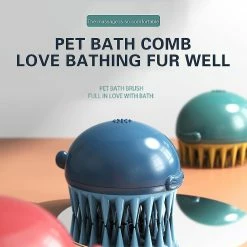 Nw 1776 Pet Puffer Fish Bath Brush Massage Peigne Cat Dog Cleaning Supplies -Pompe À Eau Boutique 745091496 max