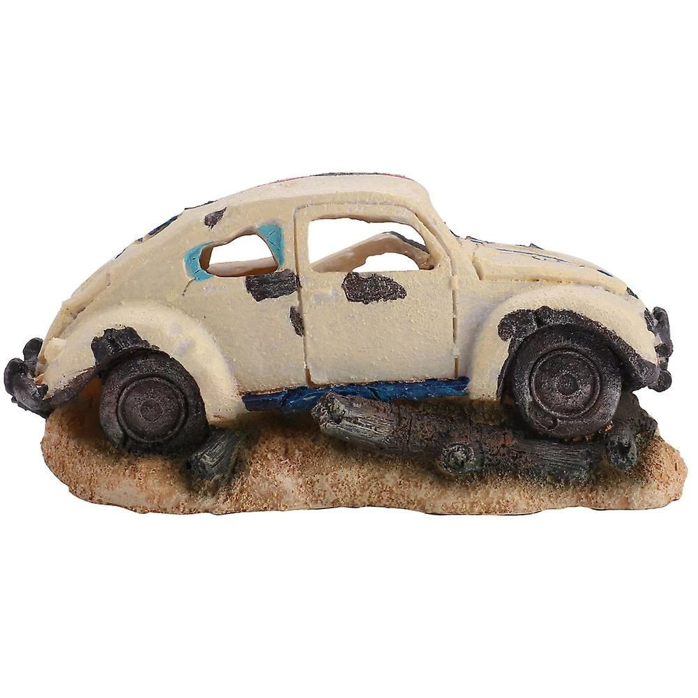 Gegong Simulation Durable Résine Sedan Voiture Fish Tank Aquarium Ornements Décor Accessoire 4 Gegong Simulation Durable Résine Sedan Voiture Fish Tank Aquarium Ornements Décor Accessoire – Image 4