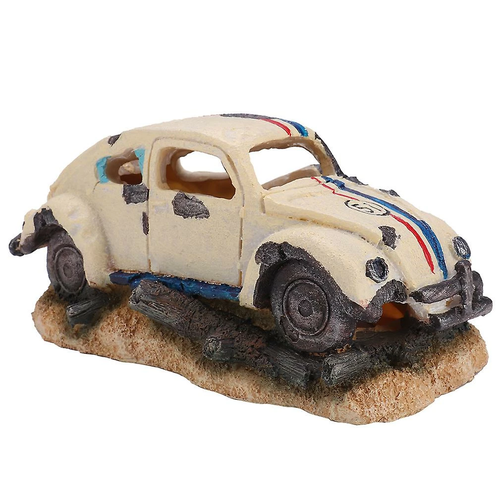 Gegong Simulation Durable Résine Sedan Voiture Fish Tank Aquarium Ornements Décor Accessoire 5 Gegong Simulation Durable Résine Sedan Voiture Fish Tank Aquarium Ornements Décor Accessoire – Image 5