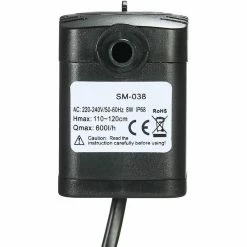 Unbranded Pompe à Eau Submersible, 600l / H 8W Pompe à Eau D’aquarium Ultra-silencieuse Avec 4 Pieds De Ventouse Pour Fontaines Fish Tank Systèmes Hydroponiques Avec 2 Buses -Pompe À Eau Boutique 775622702 max