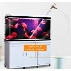 Unbranded Aquarium Gravel Cleaner Fish Tank Kit For Water Change And Gravel Cleaning Filter With Air Pressure Knob And Adjustable Water Flow Controller -Pompe À Eau Boutique 775640697 max