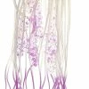 Unbranded Fish Tank Jellyfish Decoration, Silicone Fluorescent Jellyfish Glow Ornaments Aquarium Decor With Suction Cup, Purple, 2.8"x5.5"