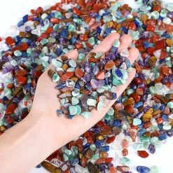 Unbranded 0.87 Lbs Chakra Healing Crystals Bulk Decorative Stones Aquarium Fish Tank Gravel 0.87 Pound