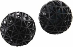 Unbranded Filters 100pcs For - Black Balls Media Filtration Biological Mm Biochemical Fish Filter- Filter Aquarium Tank Inch Aquarium Sponge Filter 3.6X3.6X.6cm